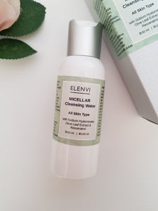 ELENVI Micellar Cleansing Water. A gentle and hydrating cleanser.