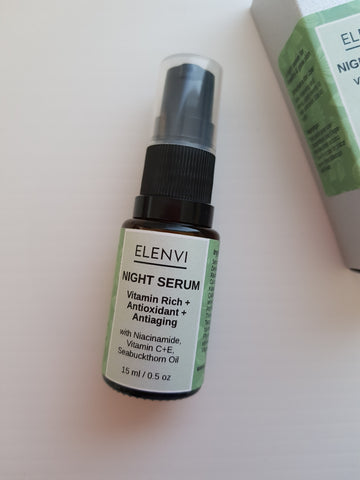 Night Face Serum Vitamin Rich + Antioxidant + Antiaging